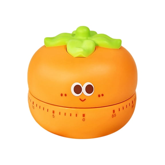 PPLoney Persimmon-shaped Timer, Mechanical Countdown Tool for Kitchen Cooking & Time Management