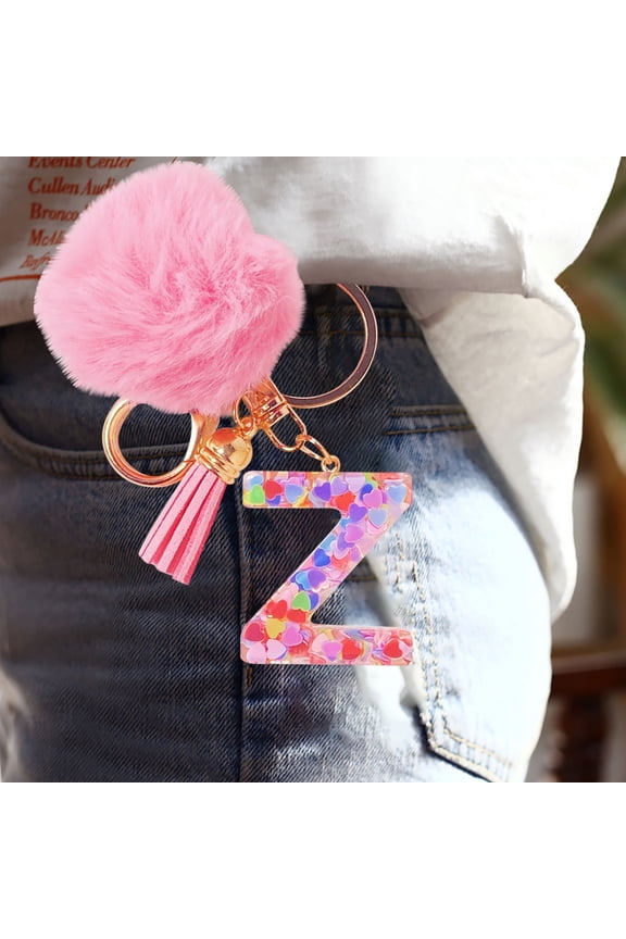 Personalized Initial Letter Keychain - Durable Keychain Pendant for Keys, Bags, Great for Gifts on Birthdays, Graduations, Housewarmings, and Travel!