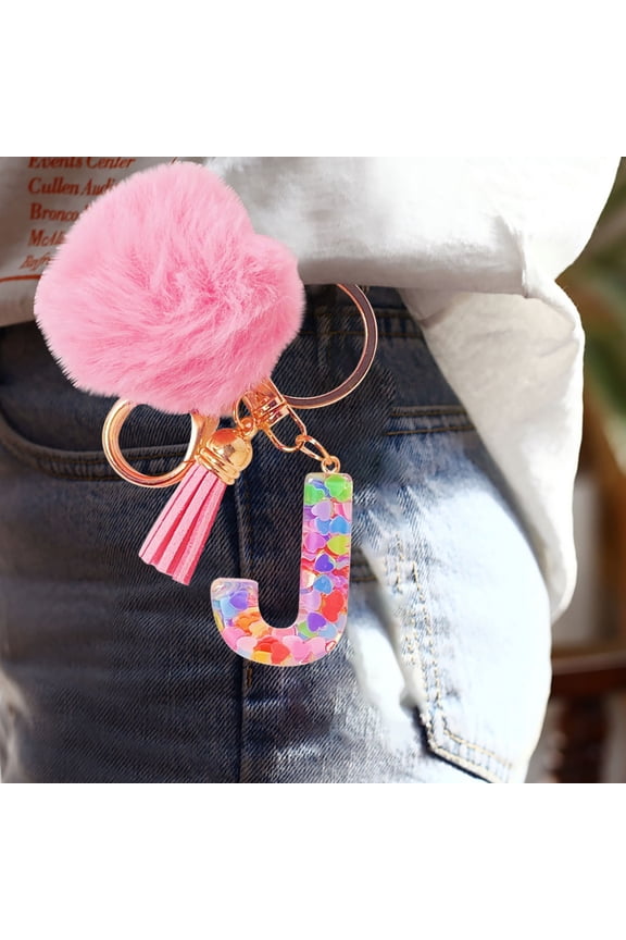 Personalized Initial Letter Keychain - Durable Keychain Pendant for Keys, Bags, Great for Gifts on Birthdays, Graduations, Housewarmings, and Travel!