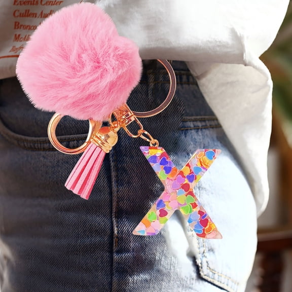 PPLoney Personalized Initial Letter Keychain - Durable Keychain Pendant for Keys, Bags, Great for Gifts on Birthdays, Graduations, Housewarmings, and Travel!