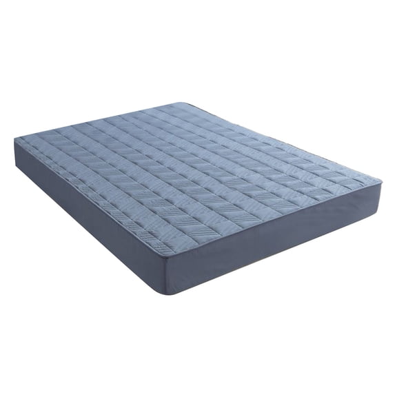 PPLoney Quilted Fitted Sheet Soft Polyester Breathable Non-Slip for Home Use