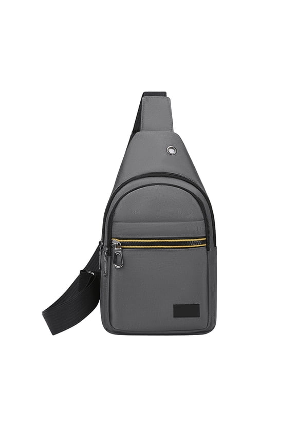 Sling Bag for Men & Women - Adjustable Shoulder Backpack with Earphone Hole for Hiking & Outdoor Use