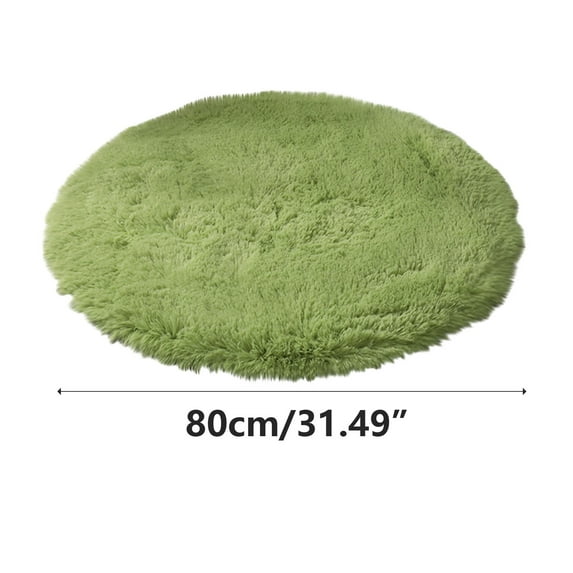 PPLoney Soft Long Hair Silk Wool Round Carpet for Living Room, Bedroom, and Home Decor - Cozy Floor Mat for Any Space - Easy Care & Maintenance