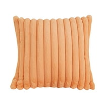 PPLoney Soft Plush Decorative Throw Pillow - 45x45cm Couch Cushion for Living Room, Bedroom, or Sofa - Quality Polyester Fabric with Stripe Pattern
