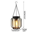 thumbnail image 1 of PPLoney Solar-Powered Iron Square Chandelier for Outdoor Courtyard - Vintage Design, Waterproof, Energy Efficient Lighting, Ideal for Garden and Patio Decor, 1 of 5