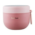 thumbnail image 1 of PPLoney Stainless Steel Insulated Soup Cup with Spoon - Sealed Lunch Container for Office, School, Travel, or Home - Keeps Food Fresh and Warm - Perfect for Porridge and Soups, 1 of 2