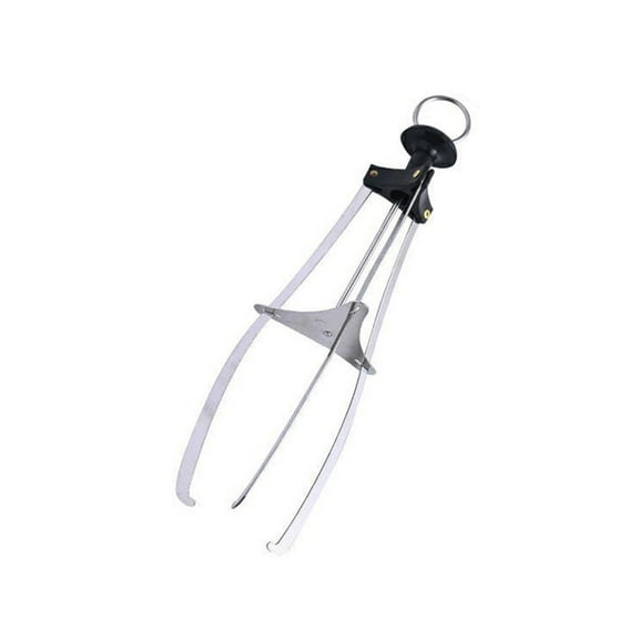 PPLoney Stainless Steel Scalding Tripod Clamp - Ergonomic Non-Slip Design for Safe Hot Dish Handling - Universal Use in Kitchen, Camping & More