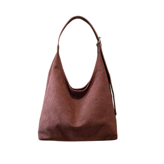 PPLoney Stylish Large Capacity Suede Tote Bag for Casual Outings, Shopping, and Travel