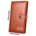 thumbnail image 1 of PPLoney Stylish Leather Bank Deposit Organizer with Magnetic Closure, Perfect for Storing Checks, Promissory Notes, Bills, and Important Financial Documents, 1 of 7
