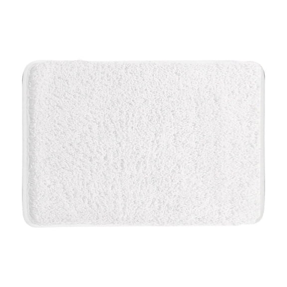 PPLoney Thickened Absorbent Bathroom Mats - Non-slip Velvet Floor Mat for Restroom, Bedroom & Doorway - 23.62×15.75×0.98 in - Luxurious Soft Touch, Easy Care & Quick Drying