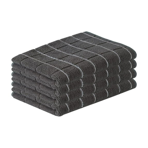 PPLoney Ultra Absorbent Kitchen Dish Towels Set - Soft & Durable Cleaning Cloths for Home & Restaurant Use - Perfect for Wiping Dishes, Tables, and Glasses - 4-Pack