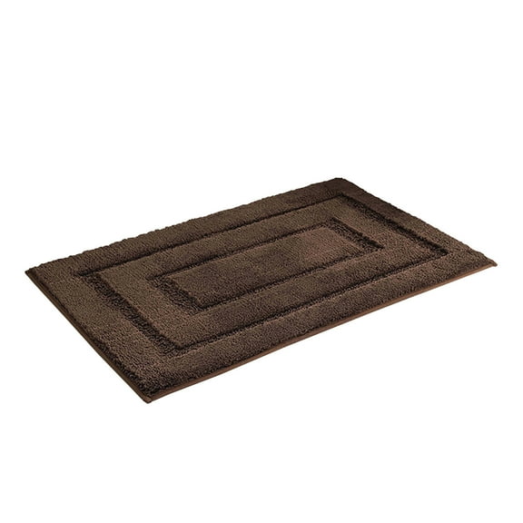 PPLoney Versatile Absorbent Microfiber Bathroom Shower Mat - Ultra Soft, Non-Slip, Machine Washable Floor Rug for Kitchen, Laundry, Pet Feeding, and RV Use