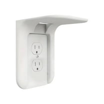 PPLoney Wall Mounted Socket Storage Rack - Portable and Space-Saving Organizer for Living Room, Kitchen, and Office, Ideal for Power Outlets and Small Item Storage