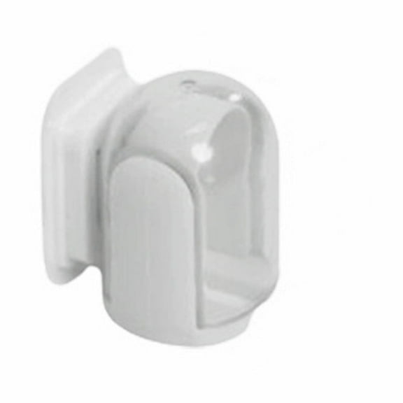 PPLoney Wall Mounted Toothbrush Holder with Cover - Self Adhesive Shower Toothbrush Rack for Bathroom, Kitchen, and Dorm - 1.69"×1.45"×1.22" Size, White