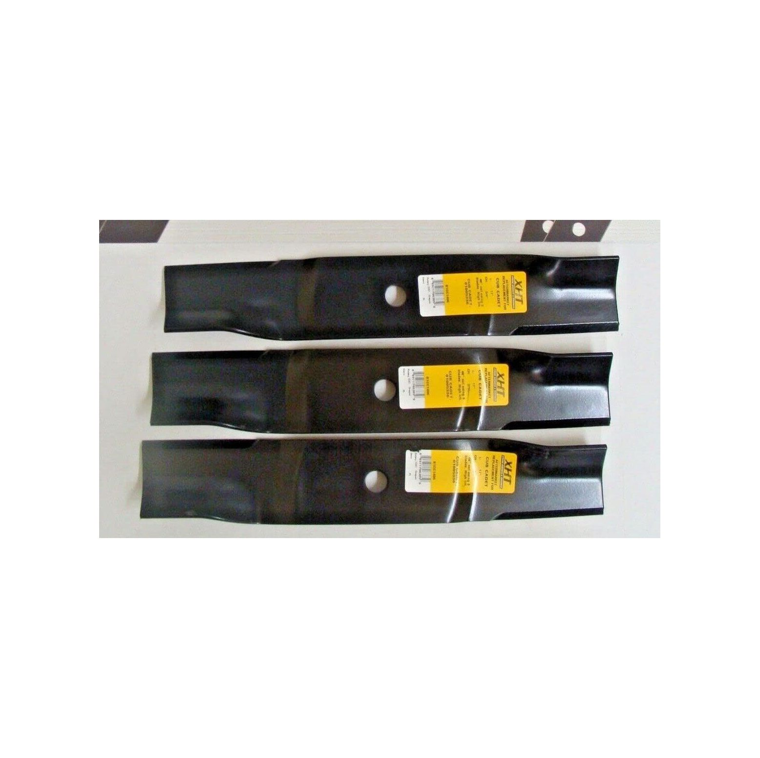 PPP Premium Blades. 3 Pack high Lift Lawn Mower Blades for 48" Decks