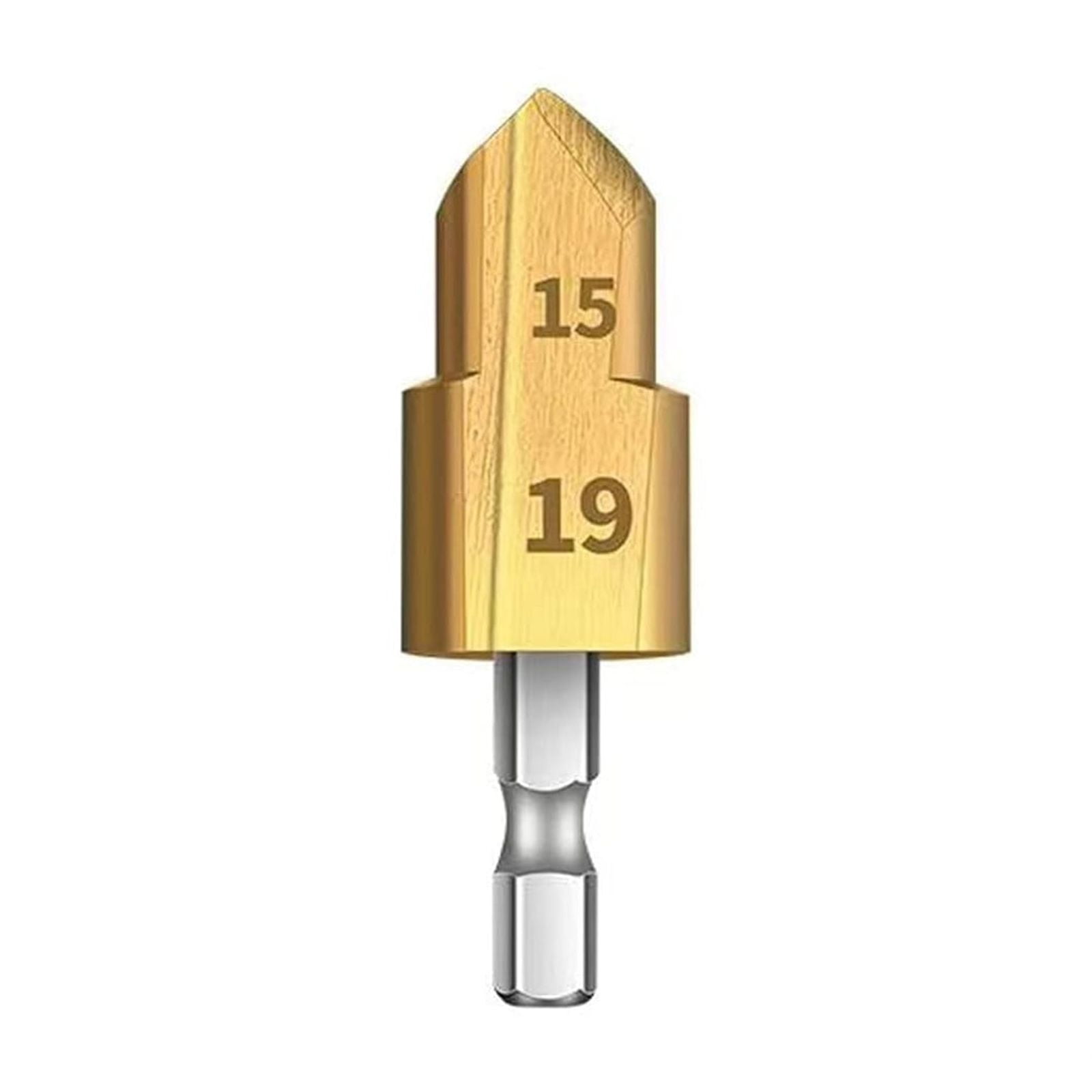 Titanium Step Drill OEMTOOLS 26534 Step Drill Bit, 1/4 In To 3/4 In Step Bit Titanium Coated Step Bit For Metal