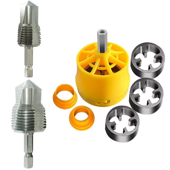 PPR Electric Drill Pipe Threader Tool Set for PVC Pipes 1/2 3/4 1 Inch