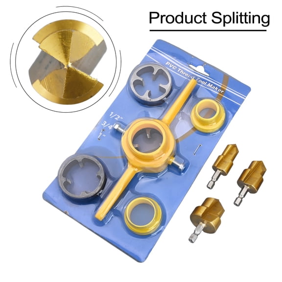 PPR Lifting Stepped Drill Bit Hexagon Shank Water Pipe Expansion Drill Wrench Set Hole Expanding Tools