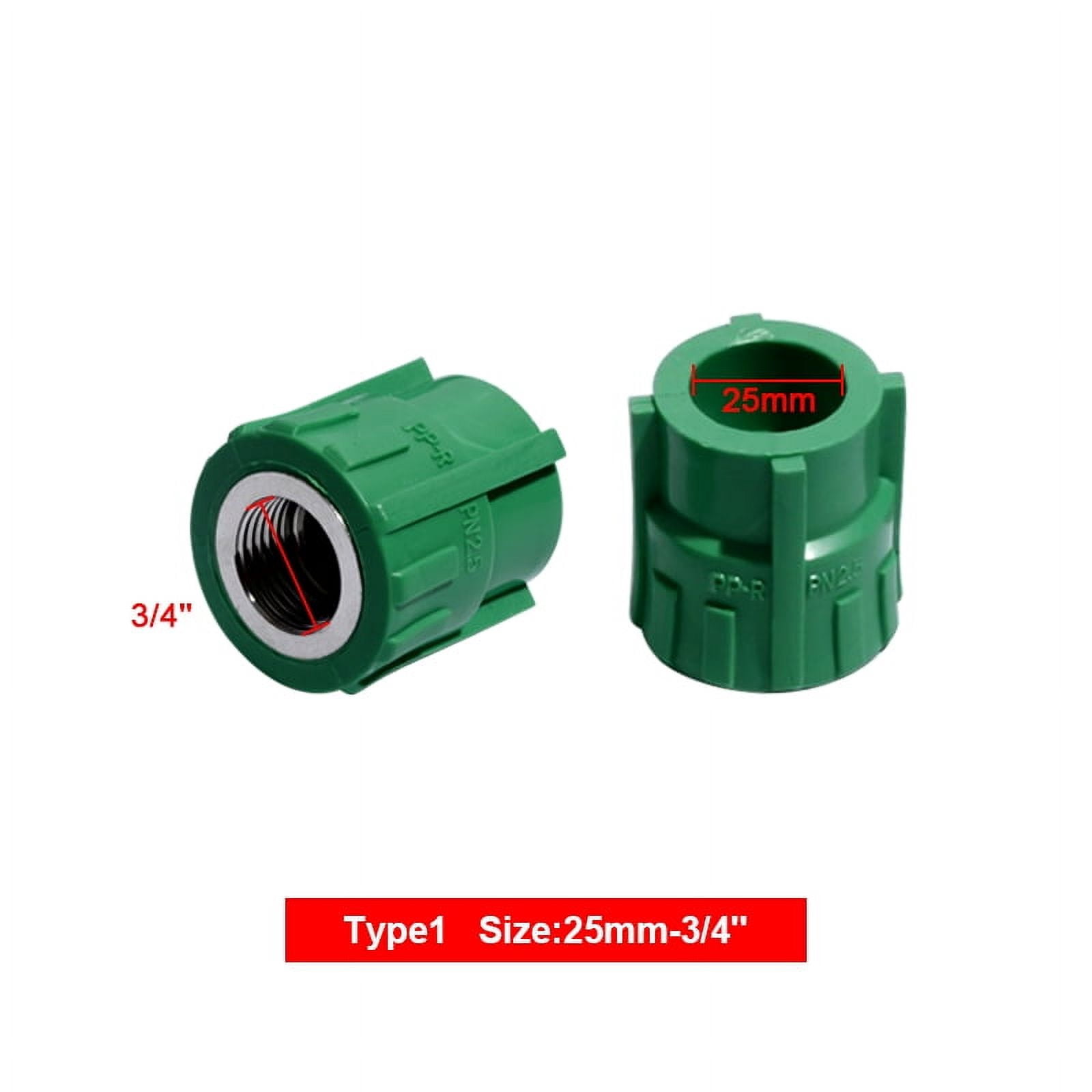 PPR Water Pipe Fitting Female Thread Water Supply Pipe Joint 20/25mm 1/ ...