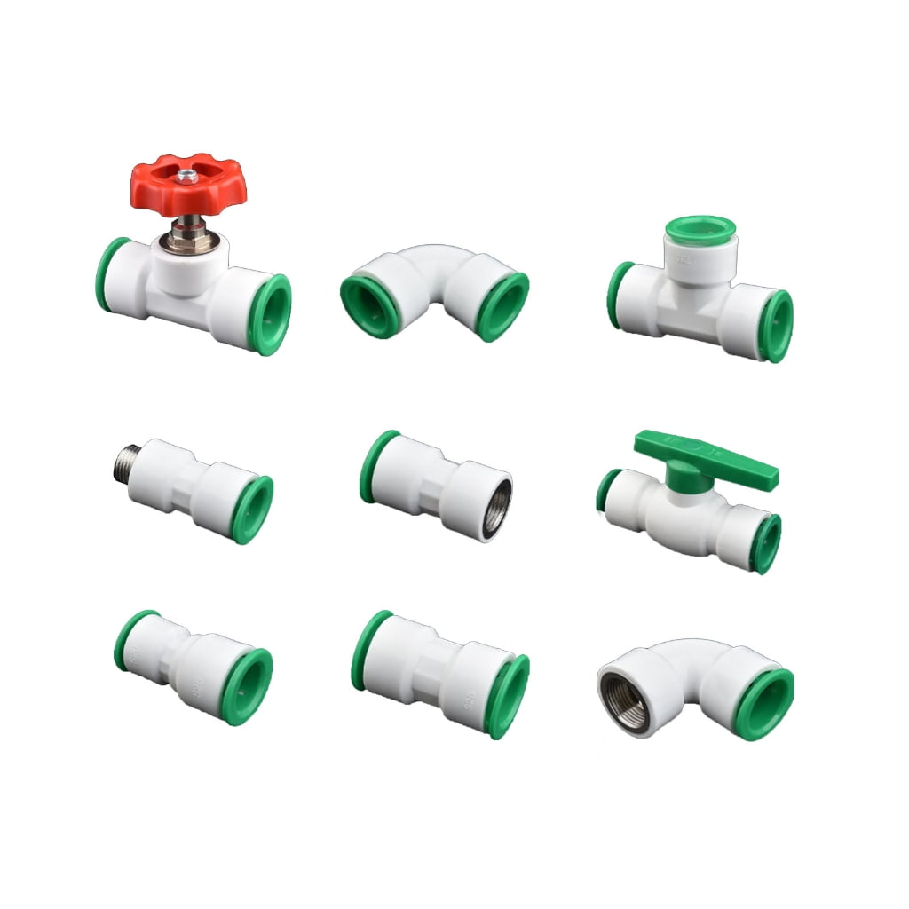 PPRWater Pipe Quick Connector No Welding 20/25PE Hot/Cold Water Pipes Fittings