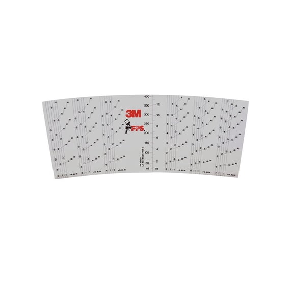 3m Pps Mix Ratio Insert,Mini,Plastic,PK10 16155