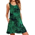 thumbnail image 1 of PPYOUNG Women Summer Casual Swing T-Shirt Dresses Beach Cover up Loose Tank Dress L, 1 of 7