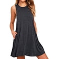 thumbnail image 1 of PPYOUNG Women Summer Casual Swing T-Shirt Dresses Beach Cover up Loose Tank Dress XXL, 1 of 6