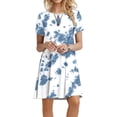 thumbnail image 1 of PPYOUNG Women's Summer Casual T-shirt Dresses Short Sleeve Boho Beach Dress, 1 of 7