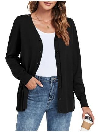 Button down tie front sweater hot sale