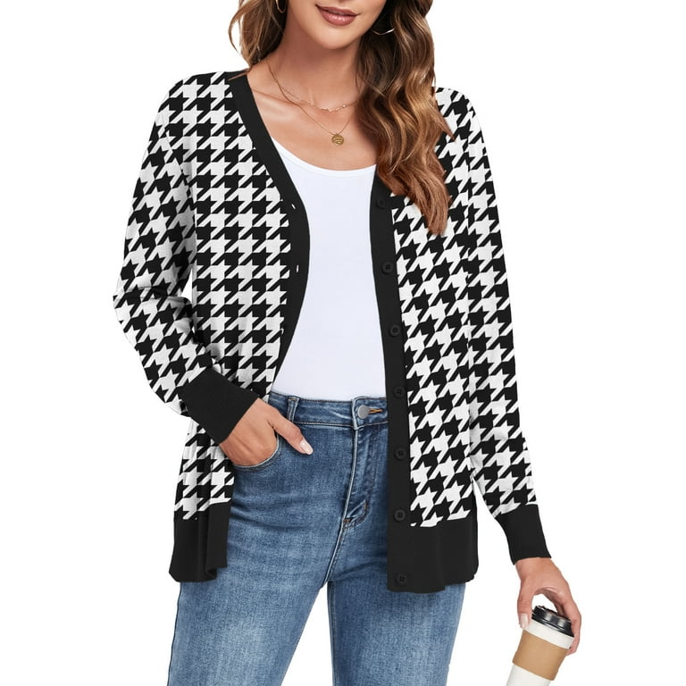 Women Button Down Long Sleeve Knit Cardigan Women Button Down Long Sleeve Knit Cardigan