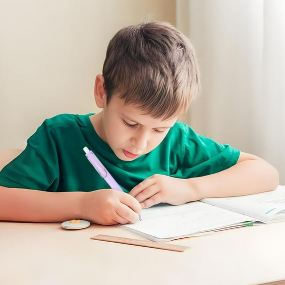 PPgejGEK 0.38mm Extra Fine Nib Press Fountain Pen for Students Daily Writing Calligraphy Practice with Replaceable Ink Cartridge Dark Tip Design