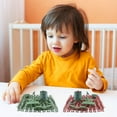 thumbnail image 1 of PPgejGEK 100 Piece War Plastic Toy Green Soldiers With Battlefield Accessories Kids Military Games Motor Skills for Boys Girls Ages 3+, Birthday Gift, 1 of 2