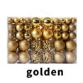thumbnail image 1 of PPgejGEK 100PC Gold Shatterproof Christmas Ornaments Tree Decor Balls Gift Set, 1 of 2