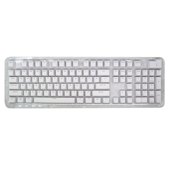 PPgejGEK 104 Keys Colorful Backlit Keycap Set PBT Material for Mechanical Gaming Keyboard OEM Profile 159g with Key Puller