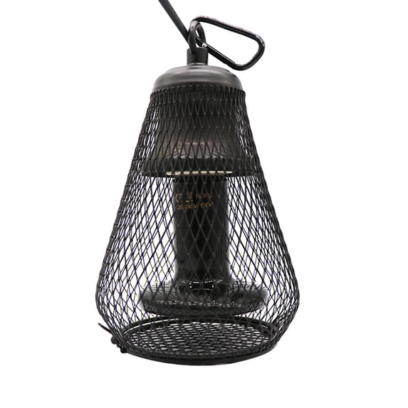 PPgejGEK 150W Pet Heating Warm Lamp Reptile Ceramic Lamp Cats Dogs and Birds Cage Cage Anti-scalding Lampshade
