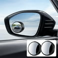 thumbnail image 1 of PPgejGEK 2-PC Car Rearview Mirror with Suction Cup, 360 Degree Rotation Wide Angle Blind Spot Mirror, Circular Design for Reversing Assist, 1 of 5