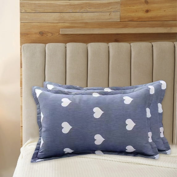 WWG 2 Pack Geometric Multicolor Pillow cases 48x78cm Polyester Pillow Covers with Envelope Closure