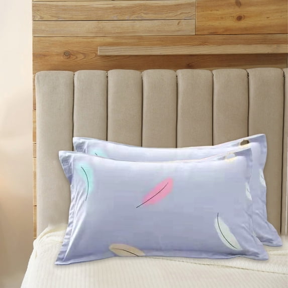 PPgejGEK 2 Pack Geometric Multicolor Pillow cases 48x78cm Polyester Pillow Covers with Envelope Closure