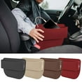 thumbnail image 1 of PPgejGEK 2025 Upgraded Car Seat Storage Box Leather Organizer Bag Gap Filler Accessory Interior Organiser for Sunglasses Keys Phone SUV Truck Universal Fit, 1 of 9