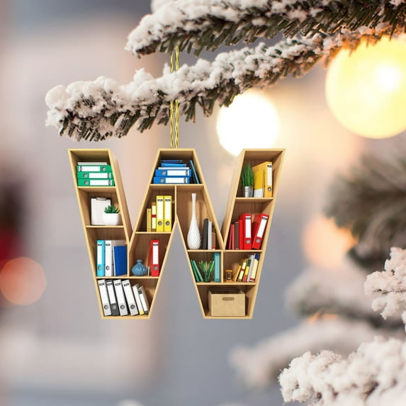 PPgejGEK 26 Letters Xmas Tree Decor Pendant Xmas Tree Ornaments Personalized DIY Xmas Decor Xmas Tree Hanging Decor Multi-Colored Acrylic Pendant Xmas Decor for Festive Outdoor Lighting Setups