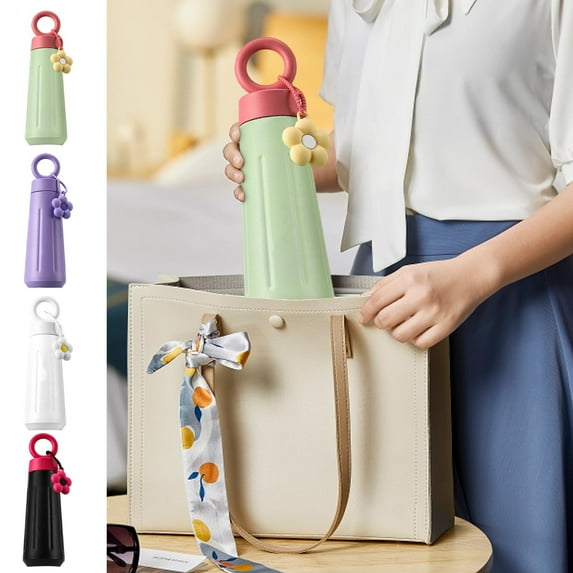 PPgejGEK 316 Stainless Steel Insulated Tumbler with Portable Sports Handle 20-Ounce Vacuum Flask for Hot and Cold Drinks Leak Proof Design for Outdoor Use