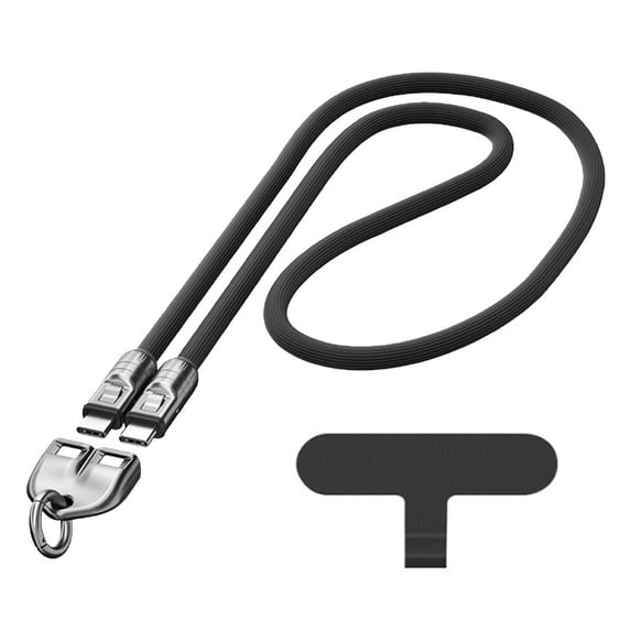 PPgejGEK 48in USB-C to USB-C 240W Fast Charging Cable with Bracelet Black