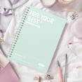 thumbnail image 1 of PPgejGEK A5 Ruled Spiral Notebook 9mm Grids 120 Pages Thickened Plastic Cover Writing Journal for Students 7.99x5.5in, 1 of 6