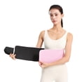 thumbnail image 1 of PpgejGEK Adjustable Fitness Belt Elastic Waistband Breathable Neoprene for Gym Weightlifting Running Training Pink Gray 41.34x6.89in, 1 of 6