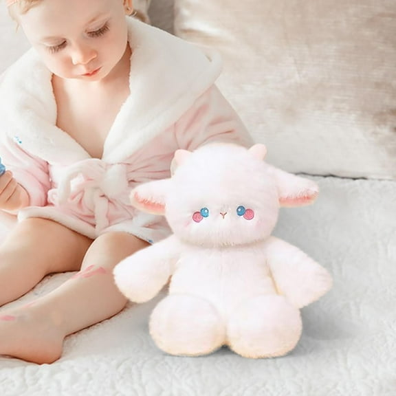 PPgejGEK Adorable Lamb Stuffed Animal Plush Toy Soft Fabric for Kids Hugging and Snuggling