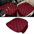 thumbnail image 1 of PPgejGEK Anti-Slip Warm Car Seat Cushion Memory Foam Mat 52x48cm 20.5x18.9in for Winter Driving Comfort Storage Pouch, 1 of 3