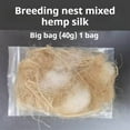 thumbnail image 1 of PPgejGEK Bird Nesting Material Mix 20g 40g Natural Jute Raffia Wool for Budgie Finches Canaries Small Animals Cage Bedding DIY Nest Building Hummingbird Pet Supplies, 1 of 1