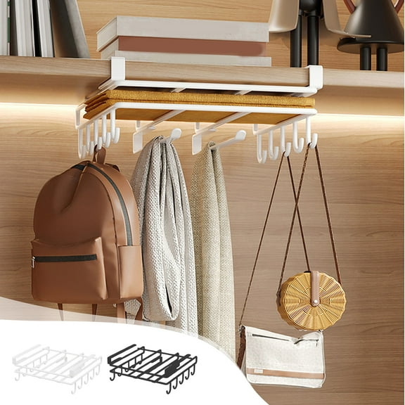 PPgejGEK Cabinet Hanging Kitchen Shelf Cutting Board Rack Multifunctional Door Hanger Wall Mounted Storage 25x25x11.7cm 9.84x9.84x4.61in