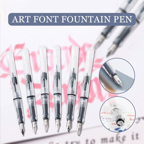 PPgejGEK Calligraphy Pen and Ink Drawing Set Flexible Nib Font Pen for Greeting Cards Lettering Art Writing Sketching Scrapbooking with Multiple Nib Sizes 0.7mm to 2.9mm