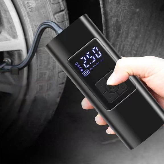 PPgejGEK Car Inflatable Pump Portable Tire Pump Car with Pump Flushing Pump Car Refueling Pump 12000Mah Digital Display Full Of Self-stopping